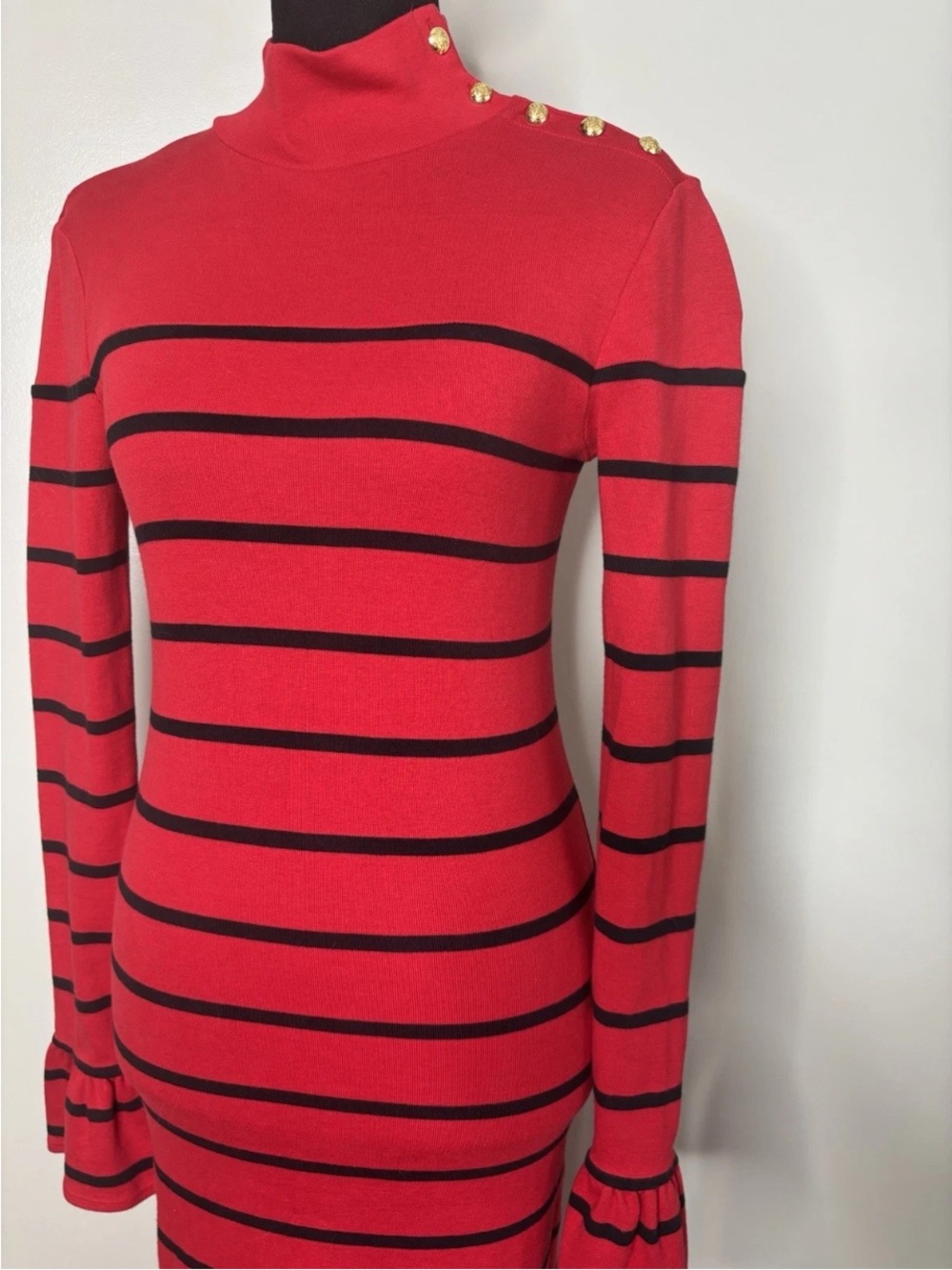 Ralph Lauren “Black Label Collection “ Cotton column dress Size M